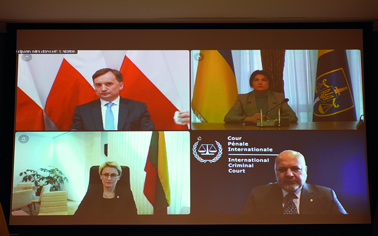 ICC participates in joint investigation team supported by Eurojust on alleged core international crimes in Ukraine  