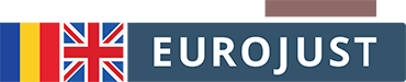 Flags of Germany, the Netherlands, logos of Europol, Eurojust