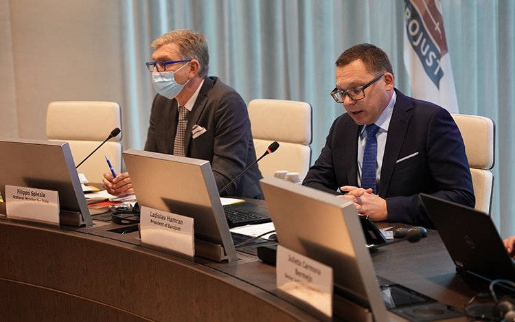 Mr Filippo Spiezia and Mr Ladislav Hamran