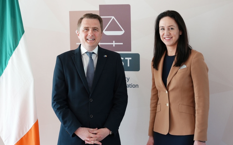 Mr James Browne, Minister of State at the Department of Justice of Ireland