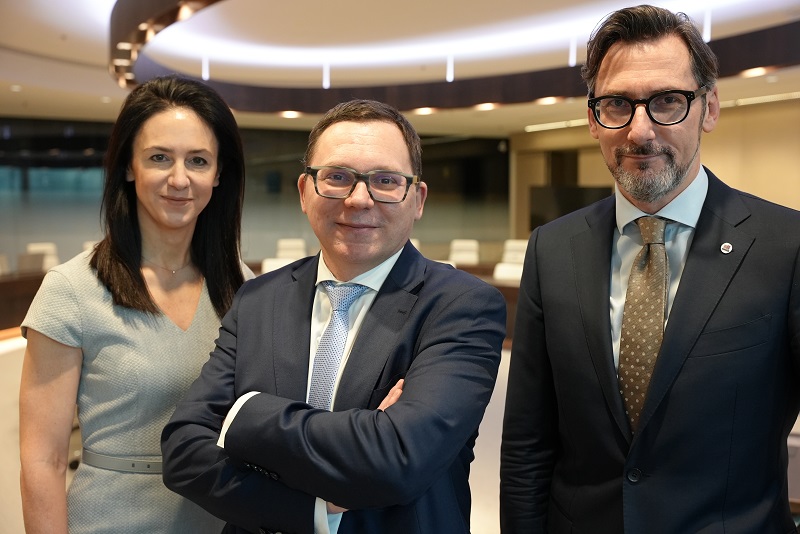 Eurojust Presidency (left to right): Margarita Šniutytė-Daugėlienė, Vice-President; Ladislav Hamran, President; and Boštjan Škrlec, Vice-President