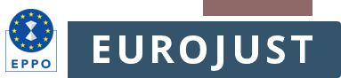 Logos of EPPO, Eurojust