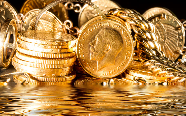 Gold coins