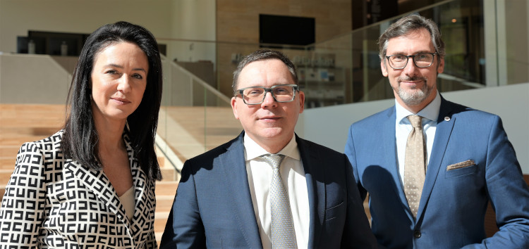 Eurojust Presidency (left to right): Margarita Šniutytė-Daugėlienė, Vice-President; Ladislav Hamran, President; and Boštjan Škrlec, Vice-President