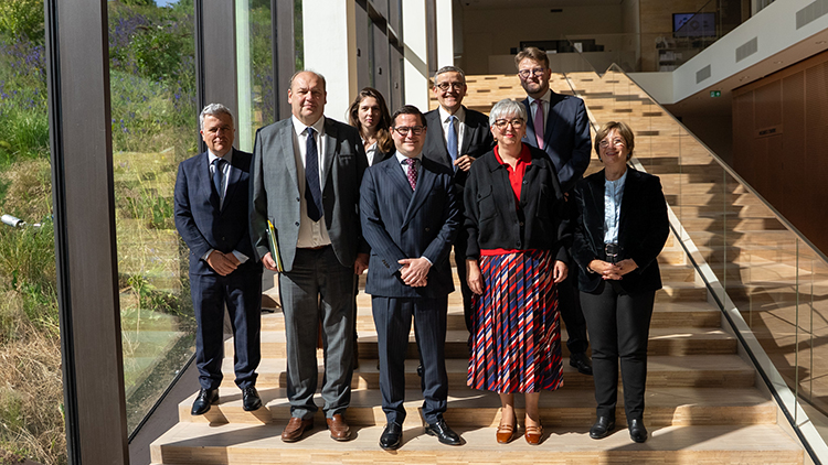 Delegation from the French Senate