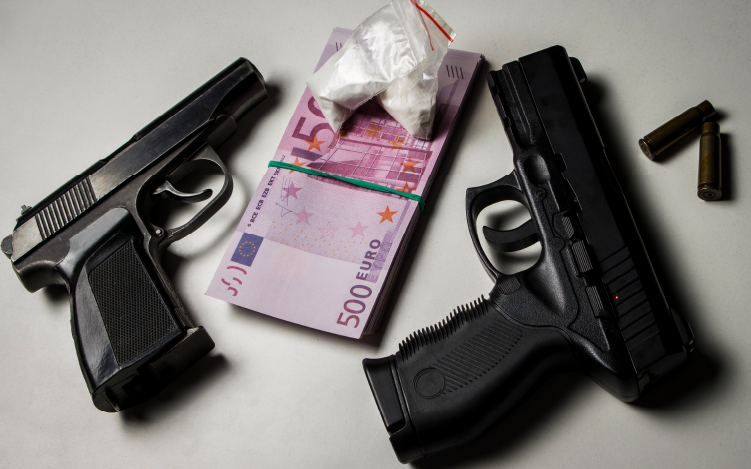 Firearms and money