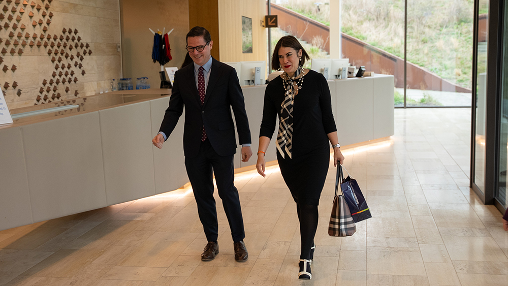 Mr Michael Schmid, Eurojust President, welcomed H.E. Ms Ana Cristina Rodríguez Pineda, Ambassador of the Republic of Guatemala to the Agency's headquarters today