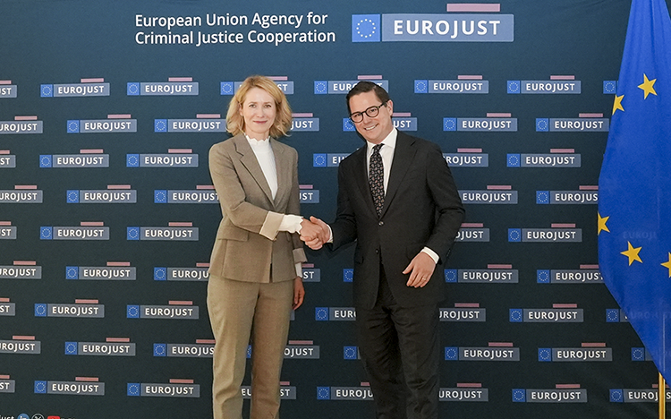  HR/VP Kaja Kallas visits Eurojust to discuss accountability efforts for Ukraine 