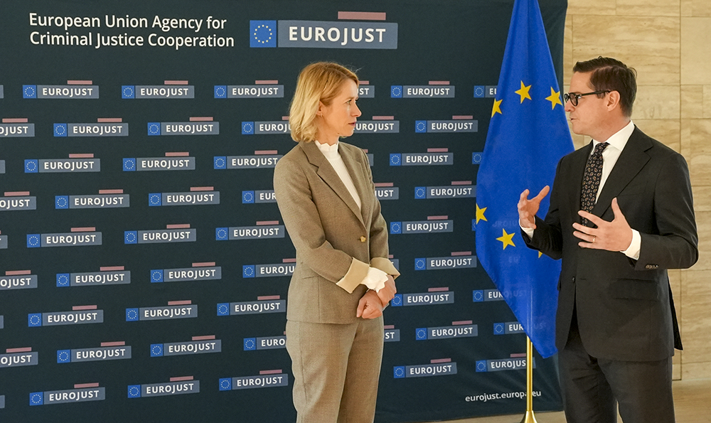HR/VP Kaja Kallas visits Eurojust to discuss accountability efforts for Ukraine 