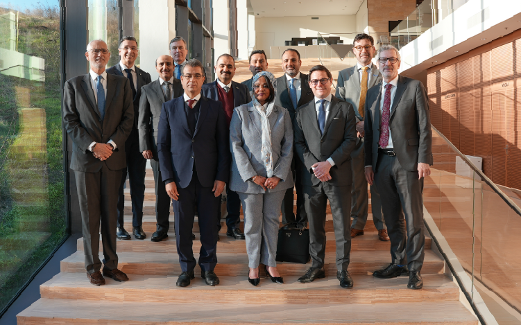 Eurojust President Michael Schmid welcomed a delegation from the League of Arab States to Eurojust headquarters