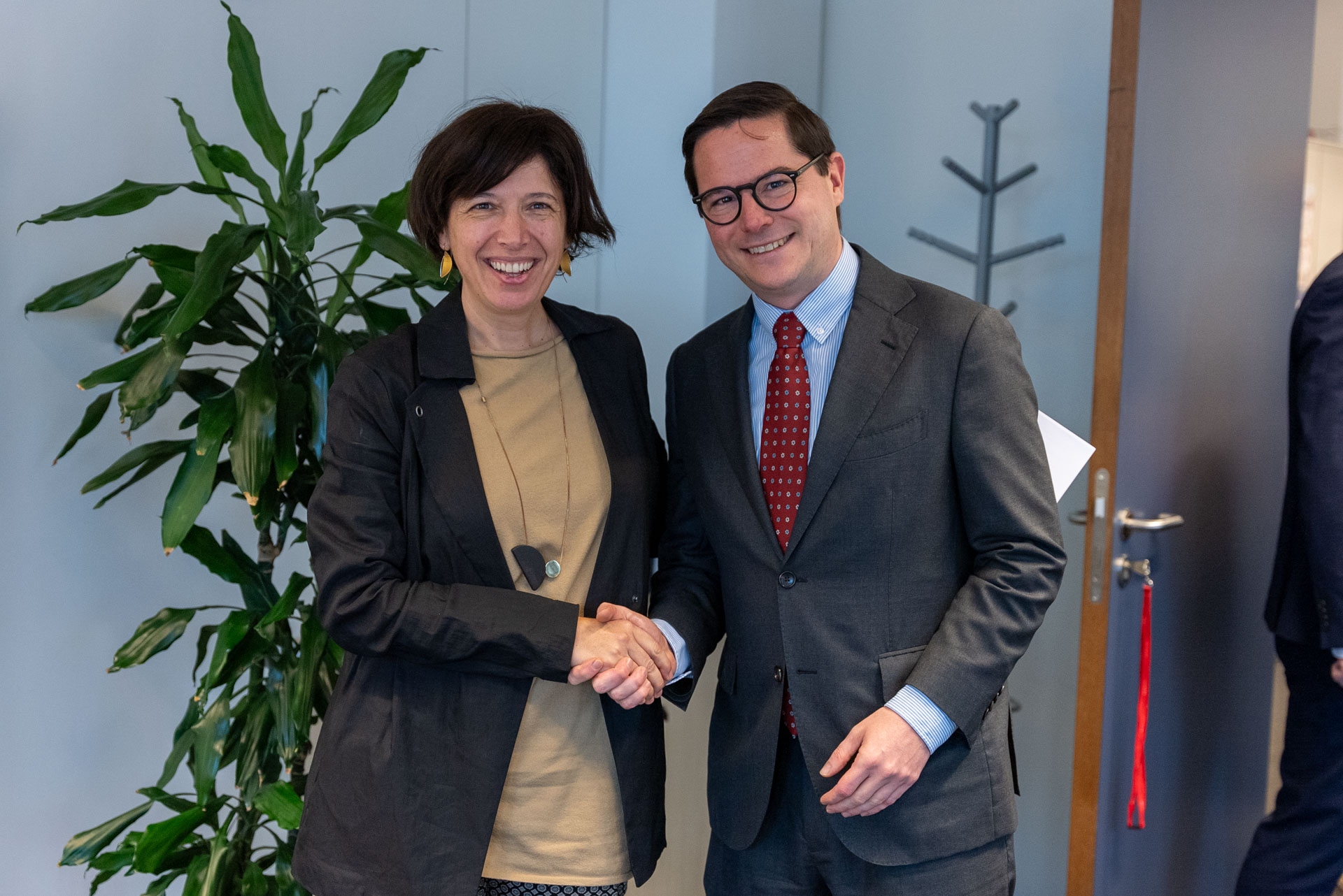 President Michael Schmid met Director-General Ana Gallego in Brussels.
