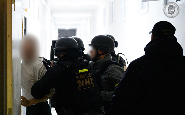 arrest of suspect