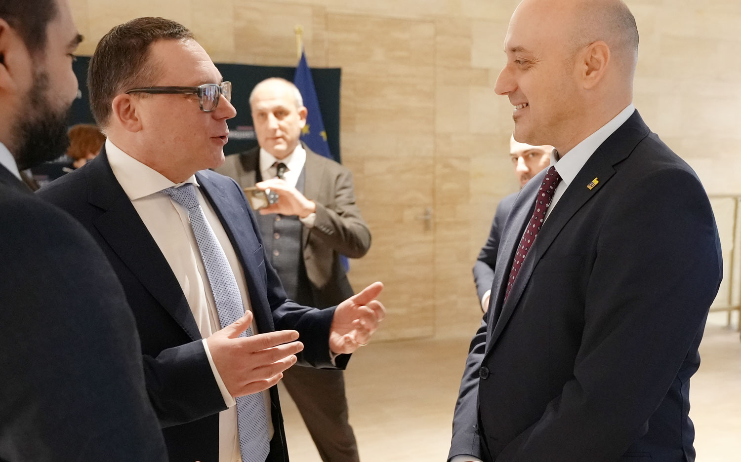 Mr Ladislav Hamran, President of Eurojust and Mr Atanas Slavov, Minister of Justice, Republic of Bulgaria