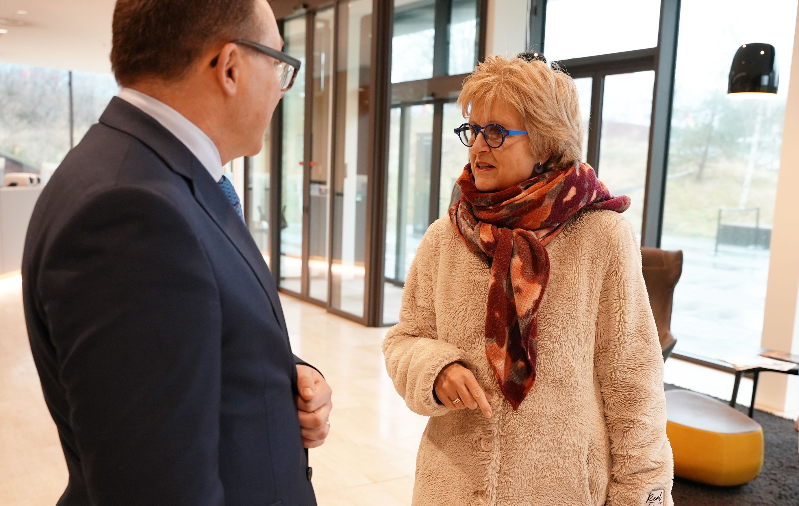  Mr Ladislav Hamran, President of Eurojust and Ms Carlien Scheele, Director EIGE
