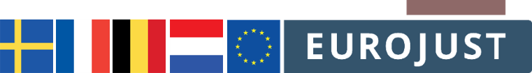 sv fr be nl flags, Eurojust logo