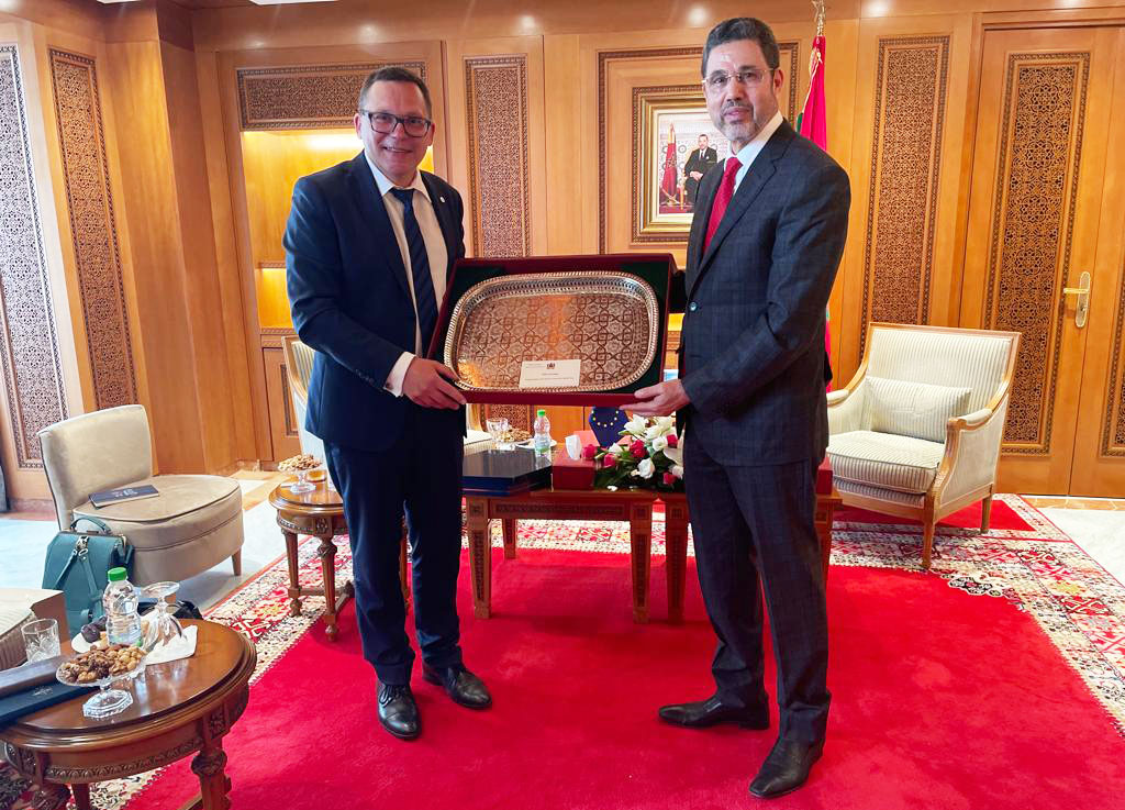 Meeting with Mr M'hammed Abdennabaoui, First President of the Court of Cassation, President Delegate of the Supreme Council of the Judiciary