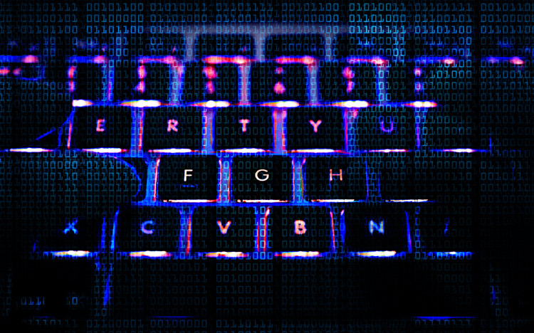 Illuminated computer keyboard