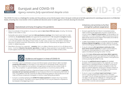 Eurojust and Covid-19