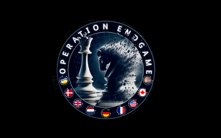operation logo and flags