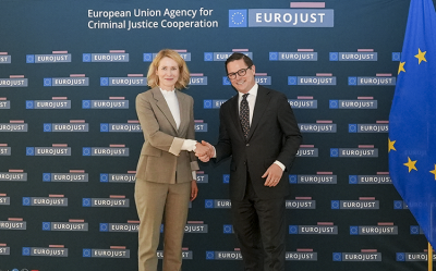  HR/VP Kaja Kallas visits Eurojust to discuss accountability efforts for Ukraine 