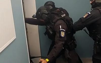 police in action