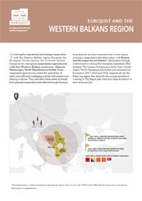 Eurojust and the Western Balkans - Factsheet - coverpage in thumbnail format