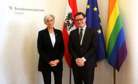 Ms Anna Sporrer, Minister of Justice of Austria