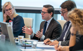 Eurojust President speaking at JITs meeting