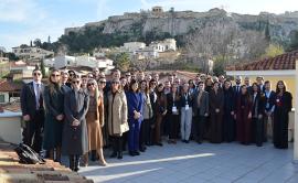 Meeting participants in Athens