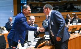 President Hamran briefs Ministers at the JHA Council Meeting