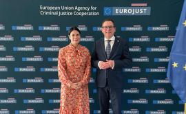 President Hamran and Ms Ana Cristina Rodríguez Pineda, Ambassador of the Republic of Guatemala .