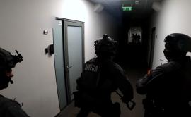 Police in action