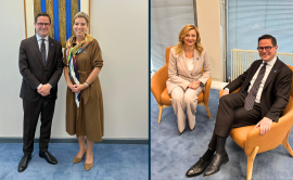 Claudia van Bruggen, Minister for Legal Protection and Prisons of the Netherlands, and Rita Tamašunienė, Minister of Justice of Lithuania