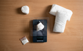 drugs on table and scale
