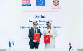 signing of working arrangement with UAE