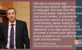 Jose de la Mata Amaya, National Member for Spain at Eurojust