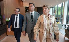 Mr Ladislav Hamran, Mr Robert van Asten and Ms Mariëlle Vavier 