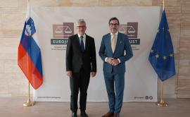 Mr Marko Štucin and Vice-President  Boštjan Škrlec