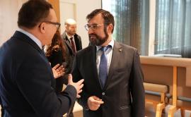  Mr Ladislav Hamran, President of Eurojust and Mr Milan Hodás, State Secretary of the Ministry of Justice of the Slovak Republic