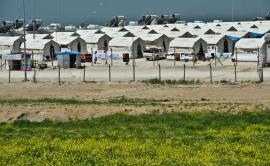 A refugee camp