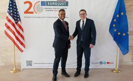 Assistant Attorney General Mr Kenneth A. Polite, Jr. of the U.S. Department of Justice’s Criminal Division and Eurojust President, Mr Ladislav Hamran