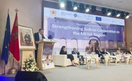 President Ladislav Hamran at the conference Strengthening Judicial Cooperation in the MENA Region