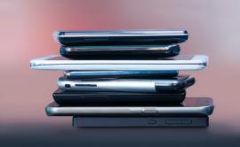 pile of mobile phones (generic illustration)