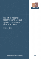 Report on national legislation and Eurojust casework analysis on sham marriages