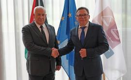 Mr Ziad Hab Al-Reeh, Minister of Interior of the Palestinian Authority, and Mr Ladislav Hamran, President of Eurojust